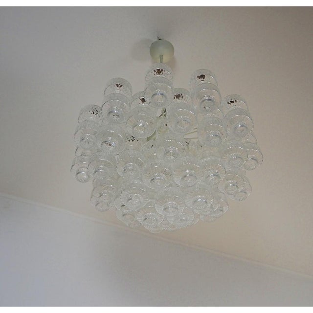 Mid-Century Modern Vintage Murano Glass Chandelier, 1990 For Sale - Image 3 of 14