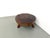 Brutalist Coffee Table in Teak with Monolithic Slab and Tripod Base, 1950s For Sale - Image 4 of 18