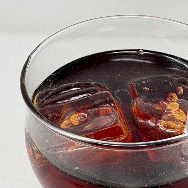 Vintage Faux Iced Cola Drink Prop in Glass Tumbler, Mid-Century Style Display Piece For Sale In Tampa - Image 6 of 6