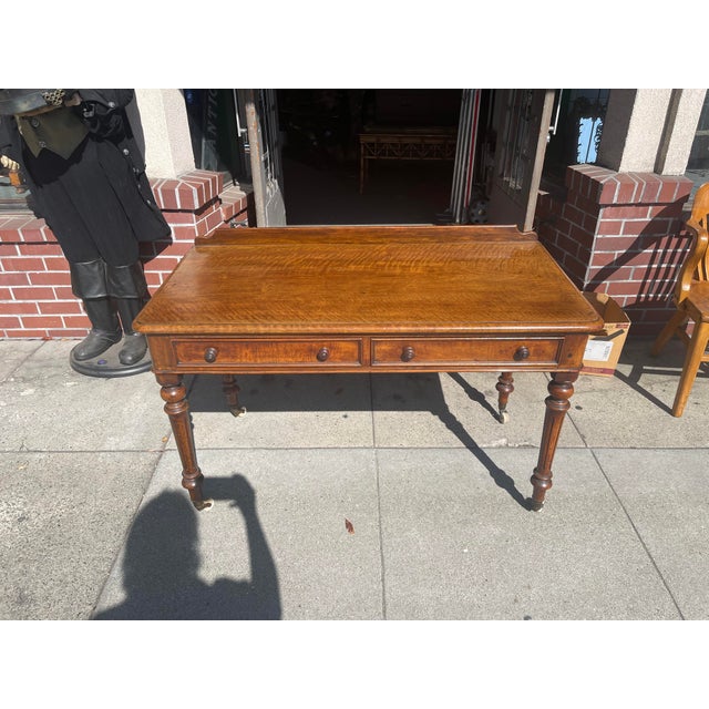 William IV Walnut Writing Desk Circa 1860 Chairish