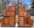 Brown Pair of Vintage 20th C. Dovetailed Tansu Step Wooden Shelves Asian Art For Sale - Image 8 of 18