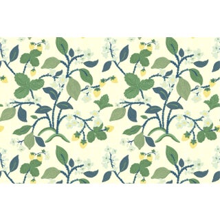 Strawberry Hill Lemon Grove Yellow Fabric by the Yard For Sale