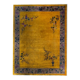 Early 20th Century Chinese Art Deco Rug For Sale