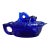 Vintage Cobalt Blue Glass Koi Fish Gravy Boat For Sale