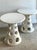 Vintage Italian Marble Cutout Side Tables - A Pair For Sale In West Palm - Image 6 of 14