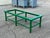Green Mid Century Faux Bamboo Green Lacquered Coffee Table For Sale - Image 8 of 9