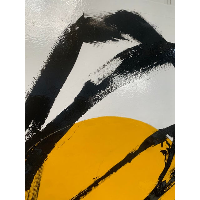 Kardesch, Black Mirror, Oil on Canvas For Sale - Image 4 of 9