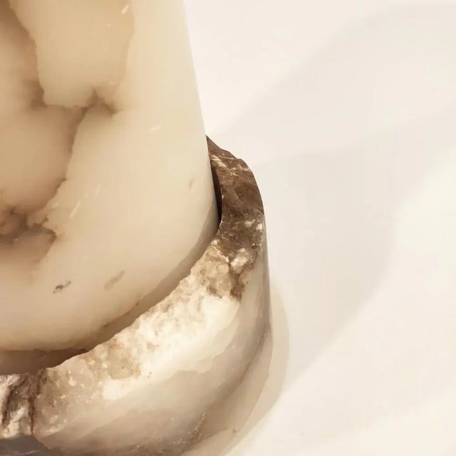 Spanish Alabaster Lamp, 1970s For Sale - Image 4 of 8