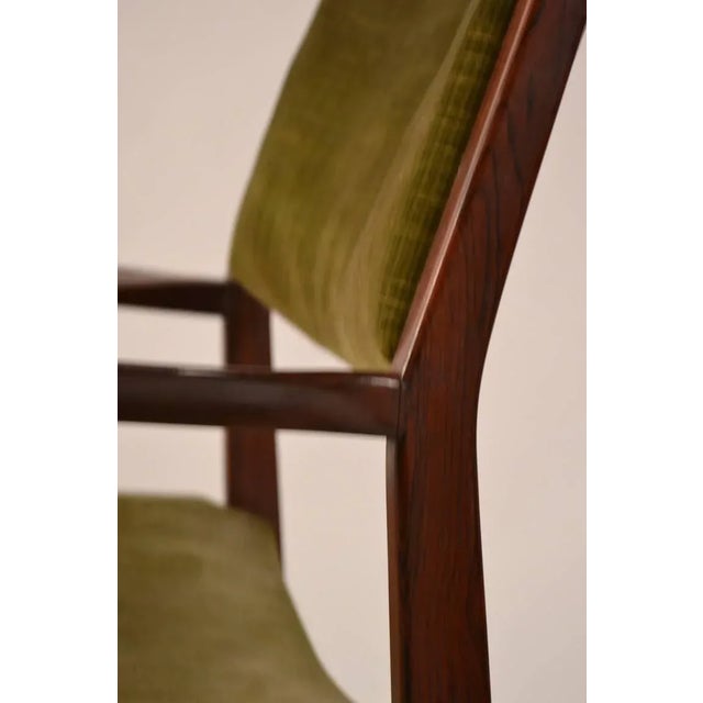 Set of Four Rosewood Armchairs For Sale - Image 9 of 10