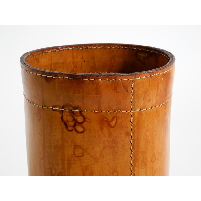 Leather Paper Bin from Torben Ørskov & Co, Denmark, 1960s For Sale - Image 14 of 18