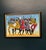 Original jamaican oil on canvas – “dancing figures with instruments” by r. Shaw – signed – vintage & framed – 77 × 53 cm...