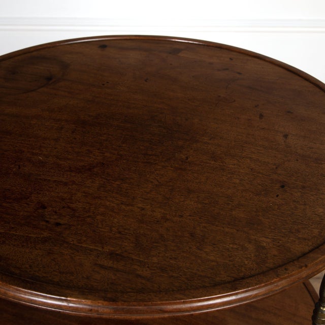 Hollywood Regency Regency Irish Mahogany Dumbwaiter, 1820 For Sale - Image 3 of 11