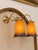 Metal Vintage Art Deco Brass Wall Sconces with Signed Glass Shades by Muller Frères, France, 1920s, Set of 2 For Sale - Image 7 of 7