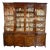 19th C. English George III Inlaid Mahogany Breakfront For Sale