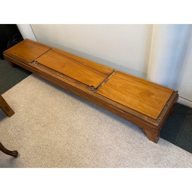 Auburn Mid 20th Century Linen Press/Armoire For Sale - Image 8 of 13