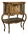 Barocchetto Style Showcase in Carved and Lacquered Wood For Sale