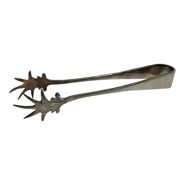 Vintage Art Deco Bird Talon Silver Plate Sugar Nips/Tongs Made in England - Circa 1920’s For Sale