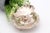 Shell-Shaped Ring on Ball and Embossed Base For Sale - Image 4 of 7