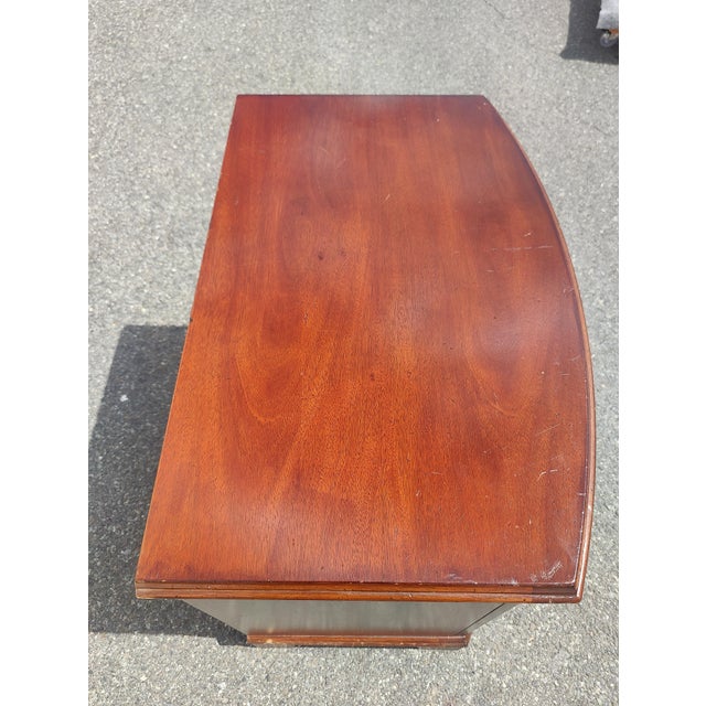 Wood Vintage Lexington Heirloom Solid Mahogany Chippendale Bachelors Chest of Drawers For Sale - Image 7 of 11