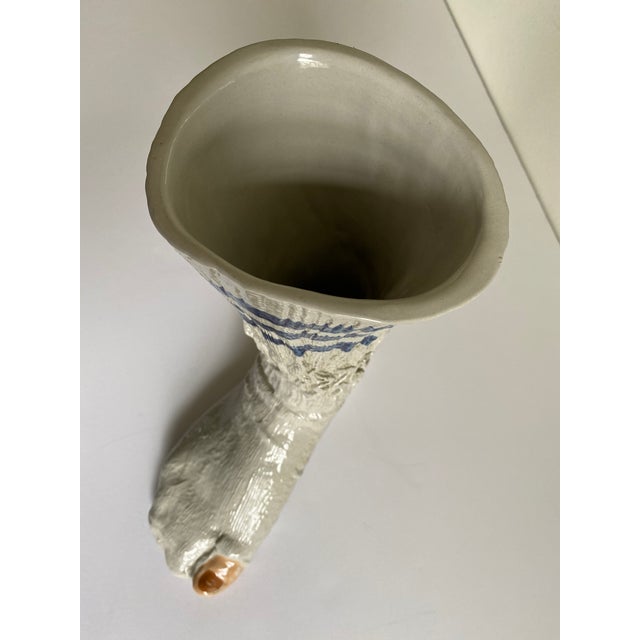 Ceramic 1980s Ceramic Gym Sock Vase by Louisville Stoneware For Sale - Image 7 of 9
