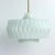 1960s Mid-Century Ceiling Pendant in White Glass and Brass, Czechoslovakia, 1960s For Sale - Image 5 of 7