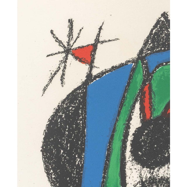 Joan Miró Joan Miro "Lithograph V" Lithograph, 1975 For Sale - Image 4 of 9