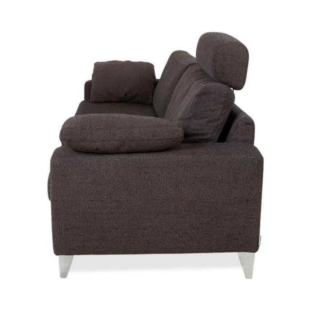 Brown Grey Fabric Three-Seater Sofa from Ewald Schillig For Sale - Image 11 of 12