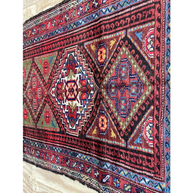 Antique Kurdish Runner, C-1900 For Sale In Chicago - Image 6 of 12