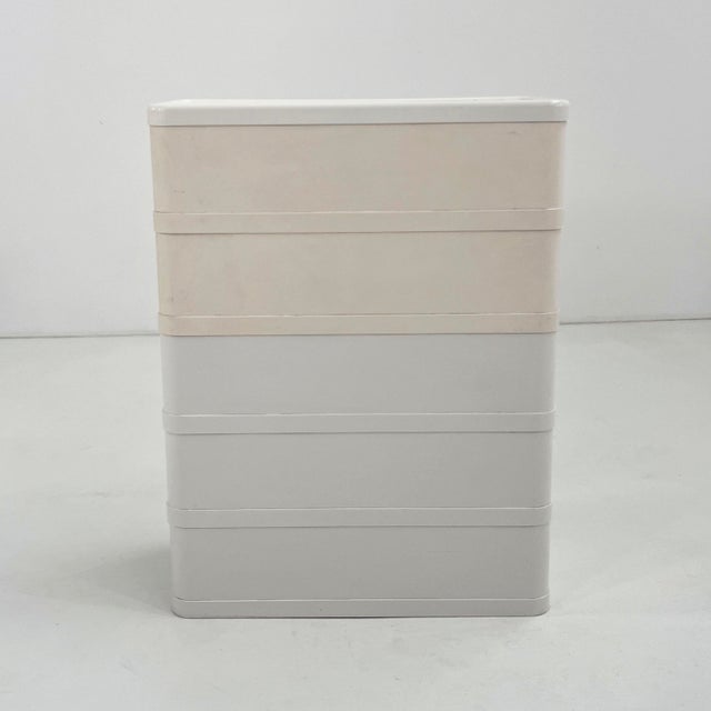 White Model 4964 Chest of Drawers by Olaf Von Bohr for Kartell, 1970s For Sale - Image 6 of 11