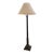 Aged Bronze Metal Doric Column Floor Lamp For Sale