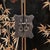 Late 20th Century Vintage Chinese Red & Black Lacquered 2 Door Cabinet For Sale - Image 5 of 8