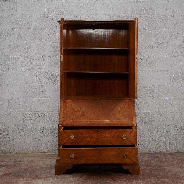 Art Deco Bookcase Sideboard with Flap For Sale - Image 12 of 18
