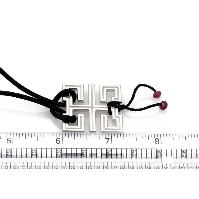 Cartier Le Baiser du Dragon 18K Gold Garnet Pendant Cord Necklace Paper For Sale In Miami - Image 6 of 7