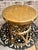 Mid-Century Modern Vintage Mid Century Sarreid Style Brass Stool For Sale - Image 3 of 6