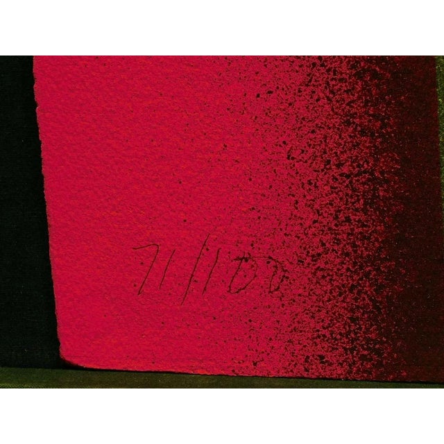 "Homage To Euclid #2" by Paul Maxwell Limited Edition Stencil Casting Hand signed by the Artist Size: 22-1/2" x 30"...