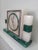 French Art Deco Onyx and Malachite Veneer Mantel Clock, 1920s For Sale - Image 4 of 7