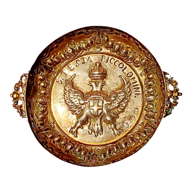 Late 19th Century Silver Two Handled Tastevin, S. Testa Piccolomini For Sale