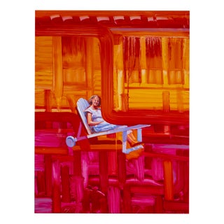 Dave King, Lounge, 2000s, Oil on Aluminum Panel For Sale