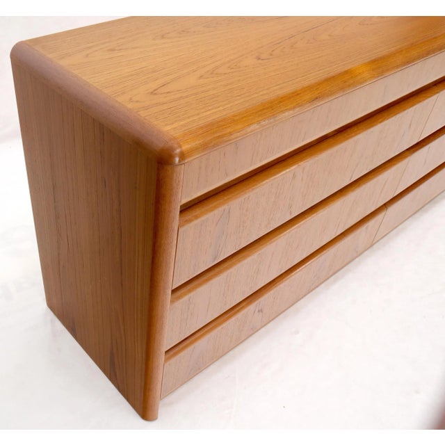 Mid-Century Modern Danish Teak Mid-Century Modern 8 Drawers Dresser For Sale - Image 3 of 13