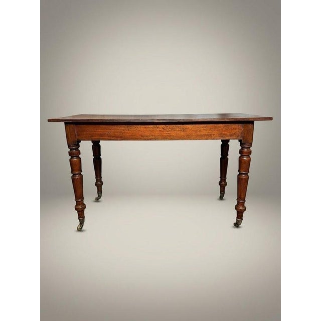 Wood 19th-Century Mahogany Side Table For Sale - Image 7 of 7