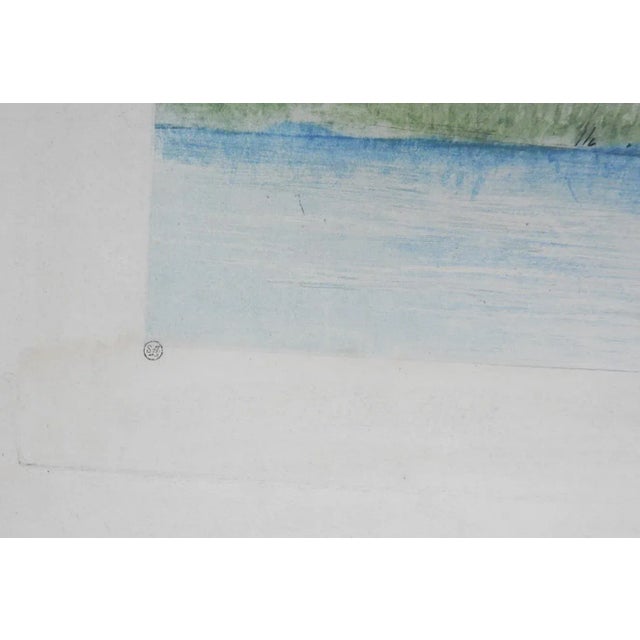 English Early 20th Century Francisque Rebour Horse Race Steeplechasing Etching For Sale - Image 3 of 5