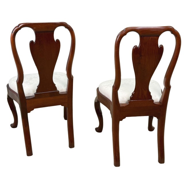 Brown Antique Walnut Side Chairs, 1710, Set of 2 For Sale - Image 8 of 13