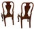 Brown Antique Walnut Side Chairs, 1710, Set of 2 For Sale - Image 8 of 13