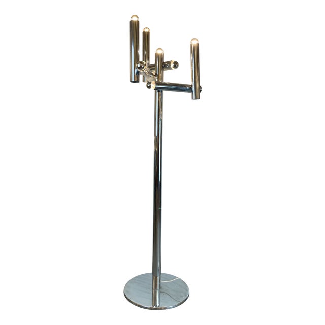 Space Age Floor Lamp attributed to Goffredo Reggiani, Italy, 1970s For Sale