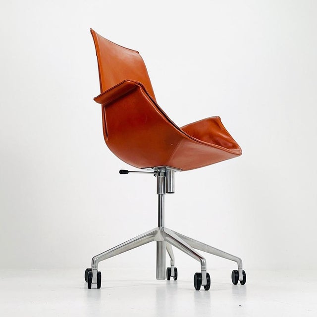 Black Mid-Century Modern Tulip Desk Chair by Preben Fabricius & Jørgen Kastholm For Walter Knoll, 1970s For Sale - Image 8 of 11