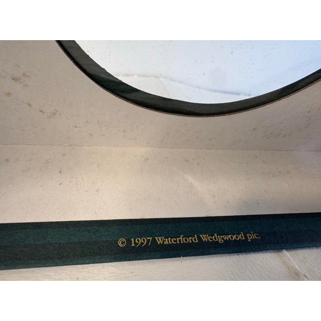 2000 - 2009 Waterford 2000 Nostalgic Collection Cherubian New Years Clock Ornament W/ Box For Sale - Image 5 of 7