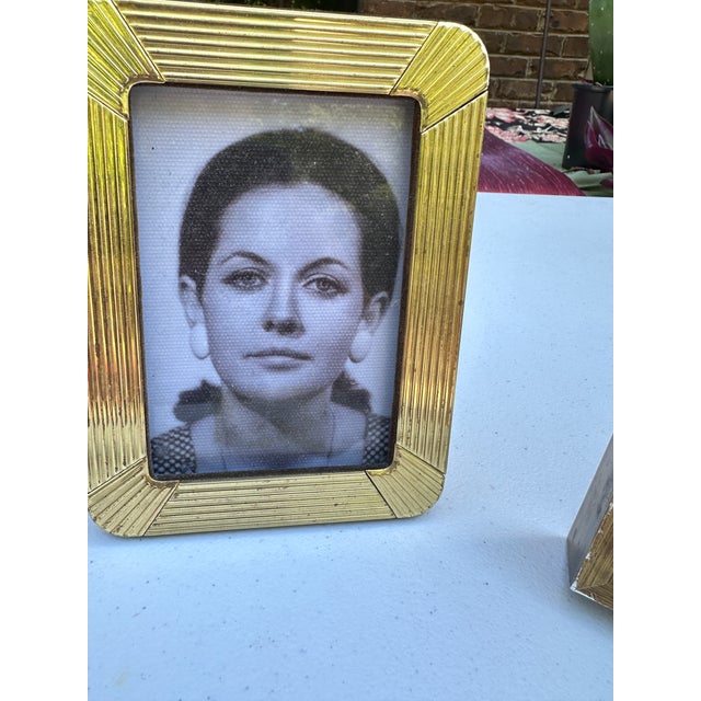 Pair of Vintage Picture Frames with Photos For Sale In Atlanta - Image 6 of 6