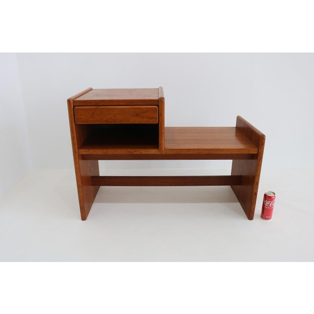 Mid-Century Danish Teak Hall Bench by Bornholm Møbelfabrik, 1960s For Sale - Image 15 of 16