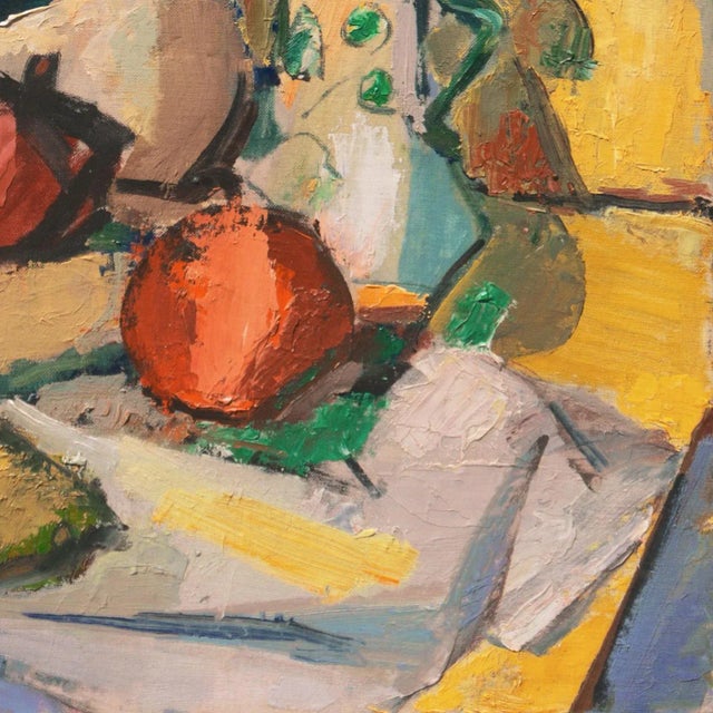 'Still Life' by Irving Smith, Worth Galleries, Palm Beach, Florida, Modernism For Sale - Image 4 of 7