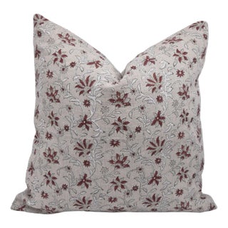 Aradhana Luxury Throw Pillow Cover Premium Thick Linen Collection 24x24 Inch For Sale